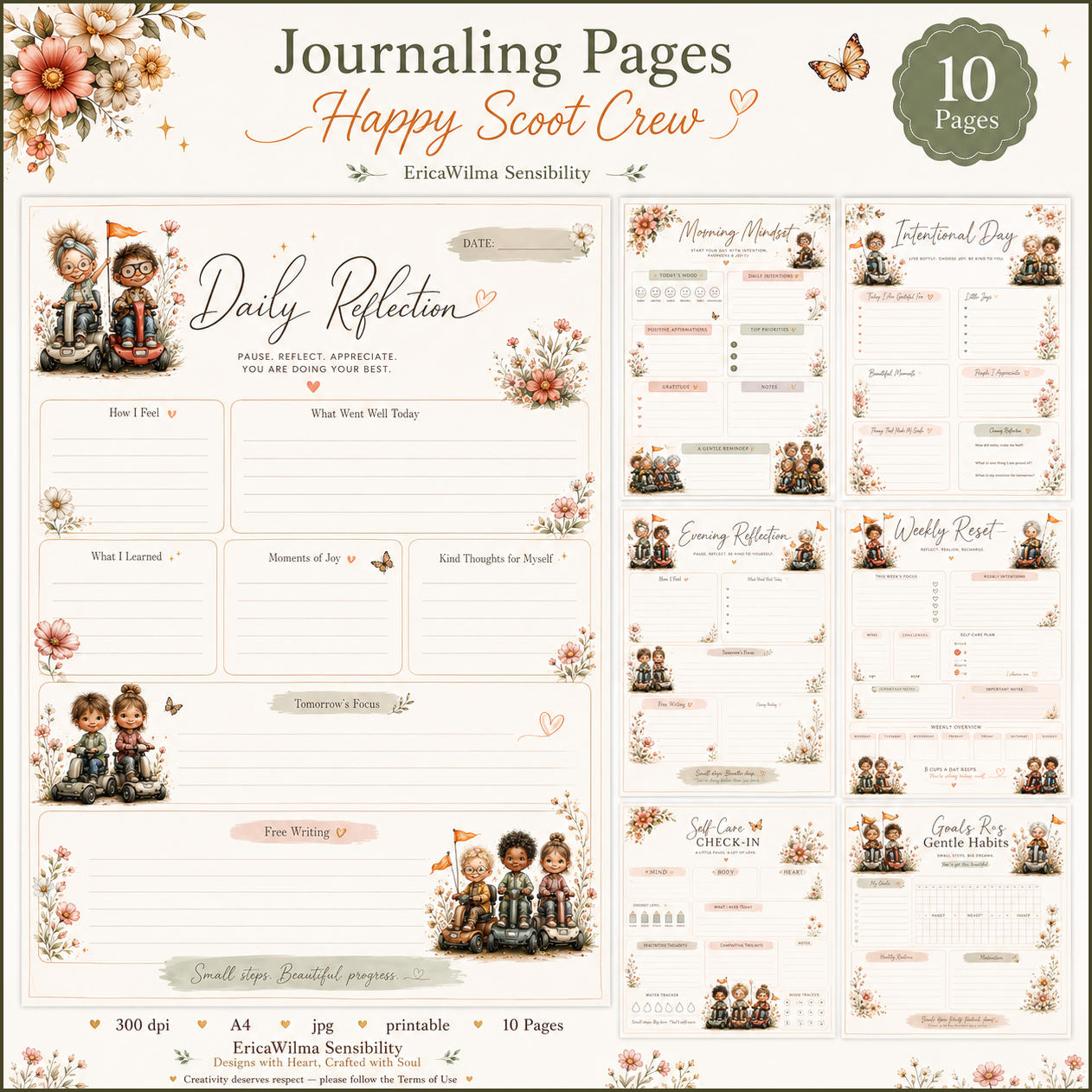 (image for) EW AI Journaling Pages Happy Scoot Crew 2026